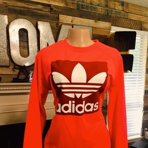 Women’s Trefoil Sweatshirt-flash red(neon pink)